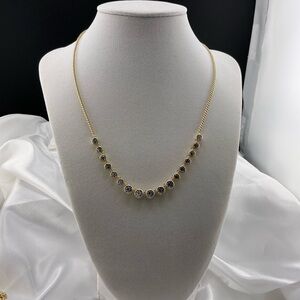 Elegant Gold and Silver Necklace